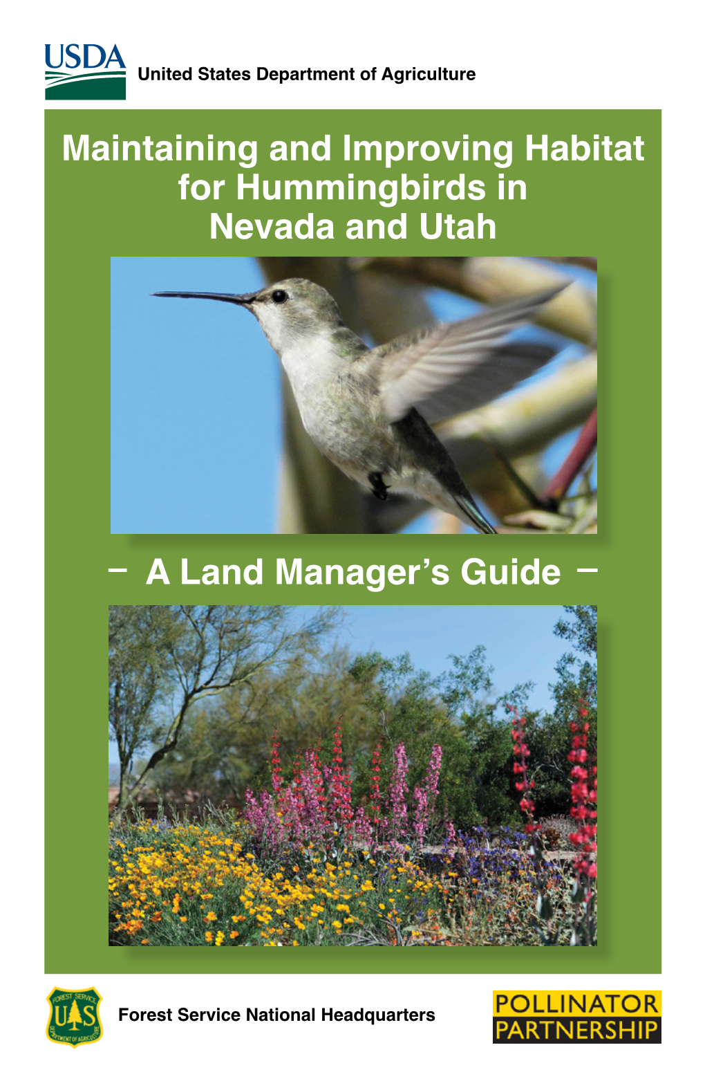 Maintaining and Improving Habitat for Hummingbirds in Nevada and Utah