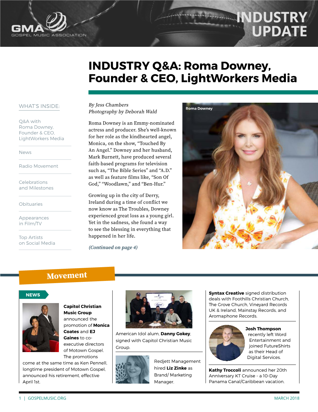 INDUSTRY Q&A: Roma Downey, Founder & CEO, Lightworkers Media