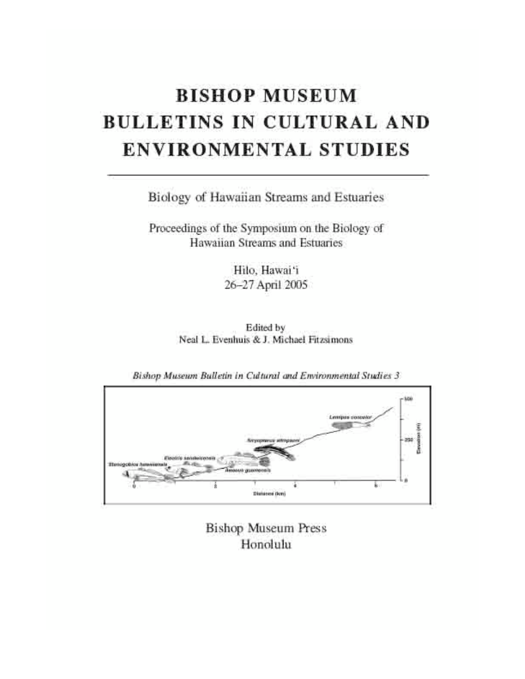 Biology of Hawaiian Streams and Estuaries