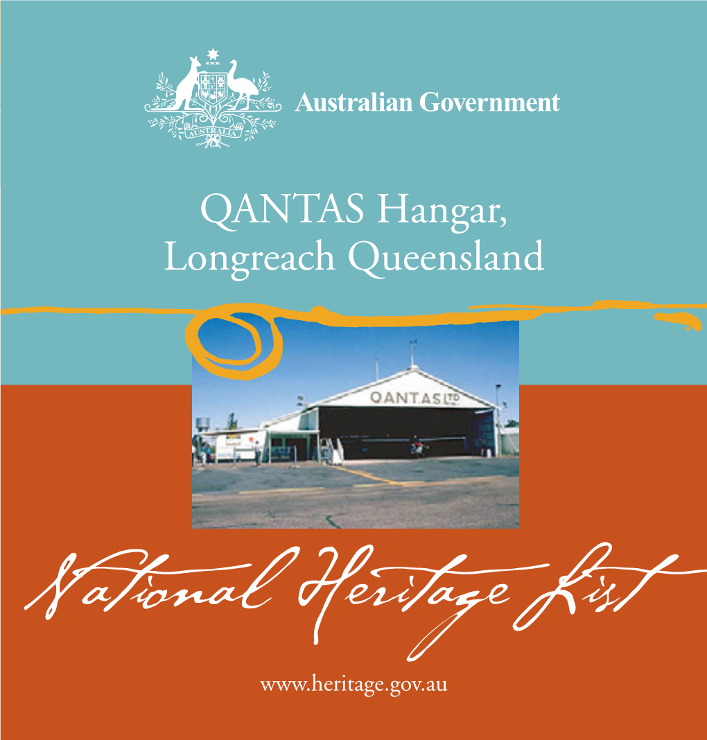 QANTAS Hangar, Longreach Queensland