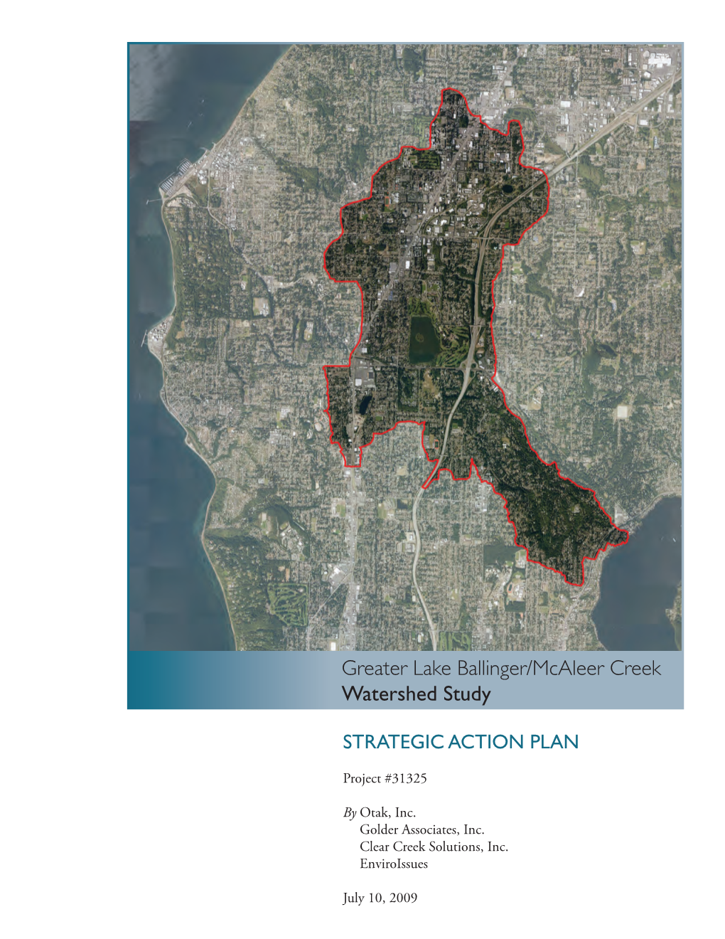 Greater Lake Ballinger/Mcaleer Creek Watershed Study