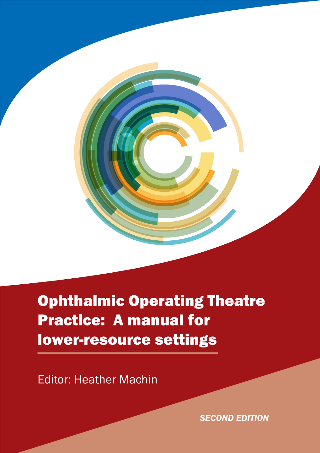 Ophthalmic Operating Theatre Practice: a Manual for Lower-Resource Settings