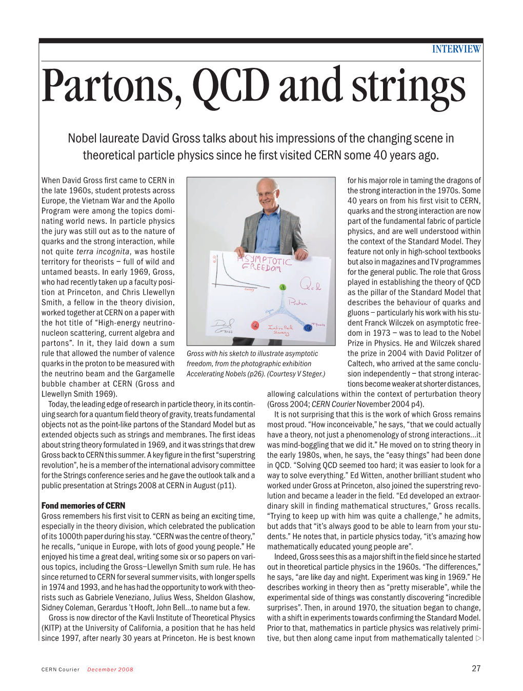 Partons, QCD and Strings