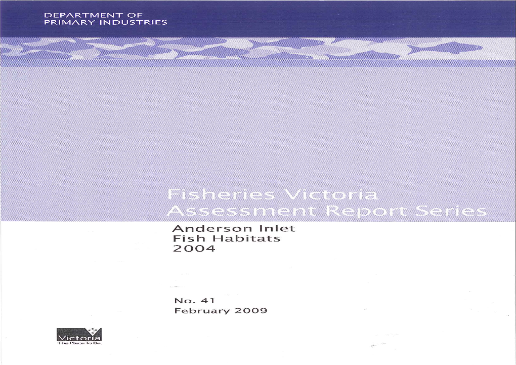Anderson Inlet Fish Habitats 2004