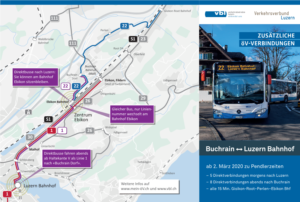 Buchrain Luzern Bahnhof Direktbussedirektbusse Fahren Fahren Abends Abends Schlossberg Abab Haltekante Haltekante V V Als Als Linie Linie 1 1 Nach «Buchrain Dorf»