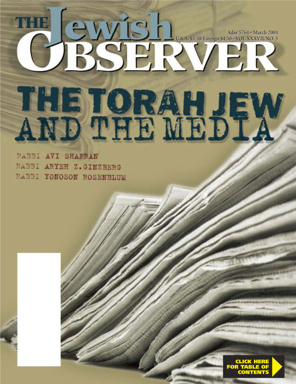 The Jewish Observer