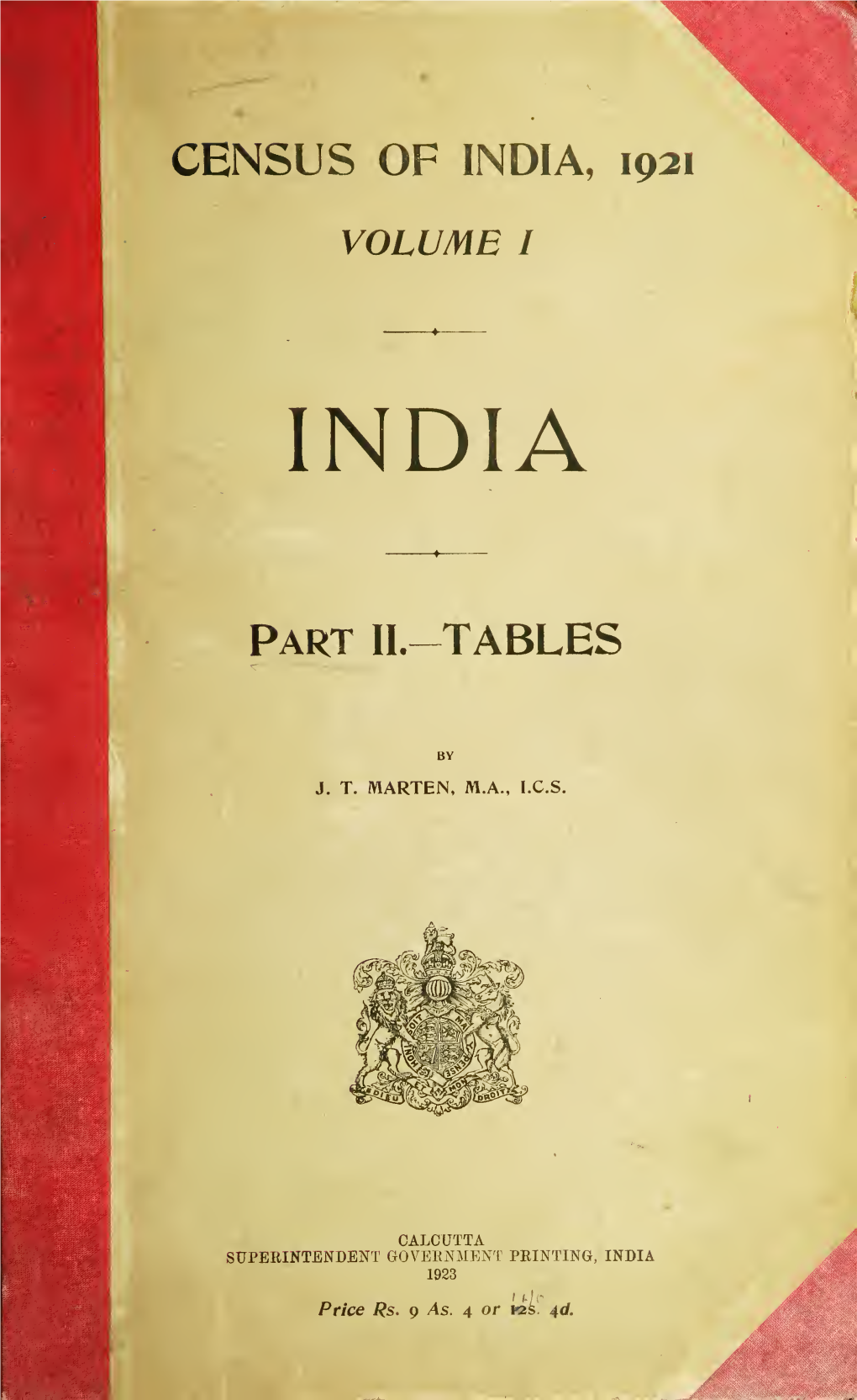 Census of India, 1921