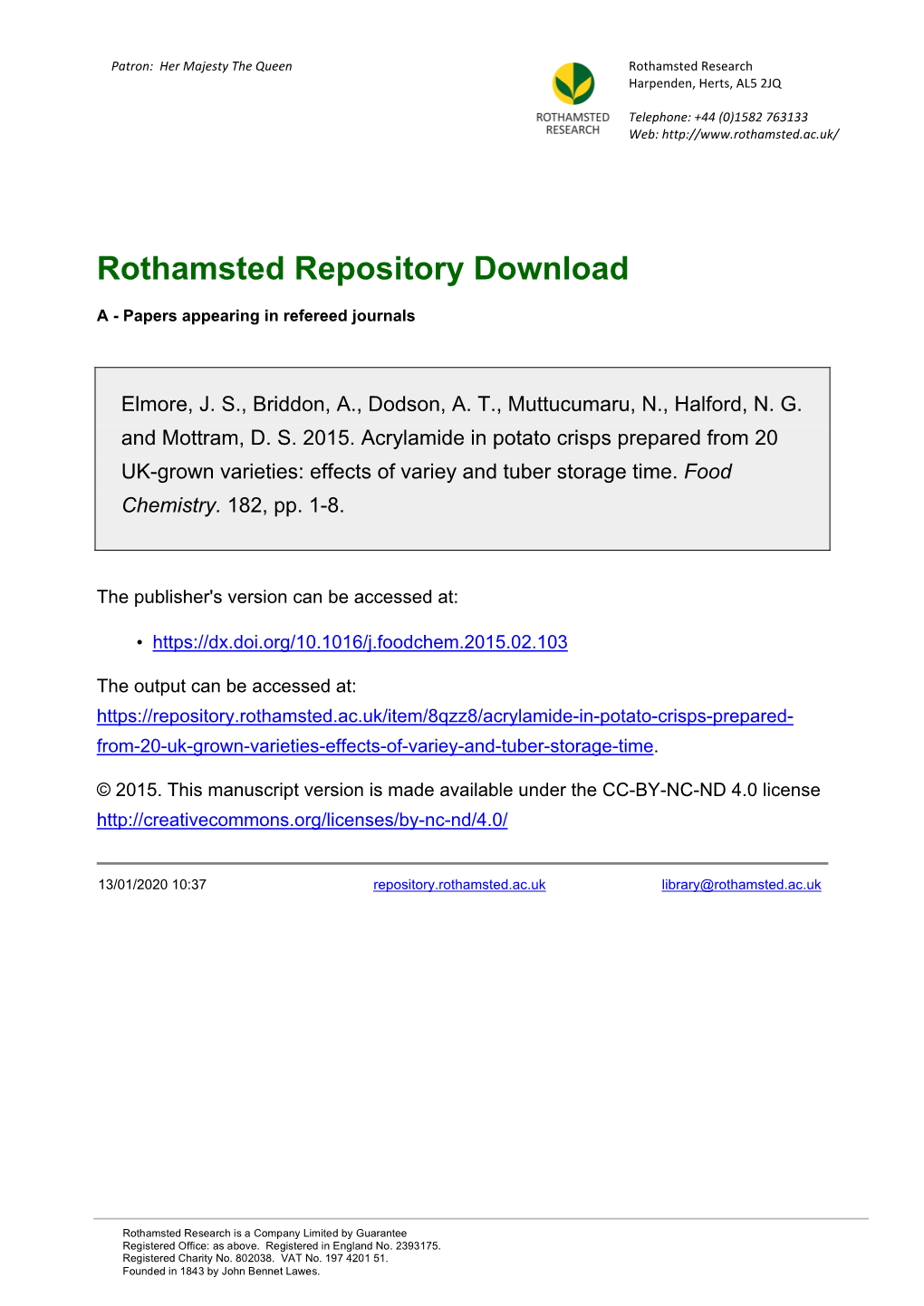 Rothamsted Repository Download