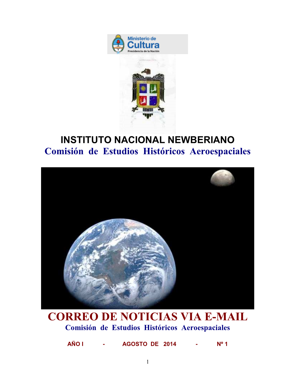 CORREO DE NOTICIAS VIA E-MAIL Comisión De Estudios Históricos Aeroespaciales