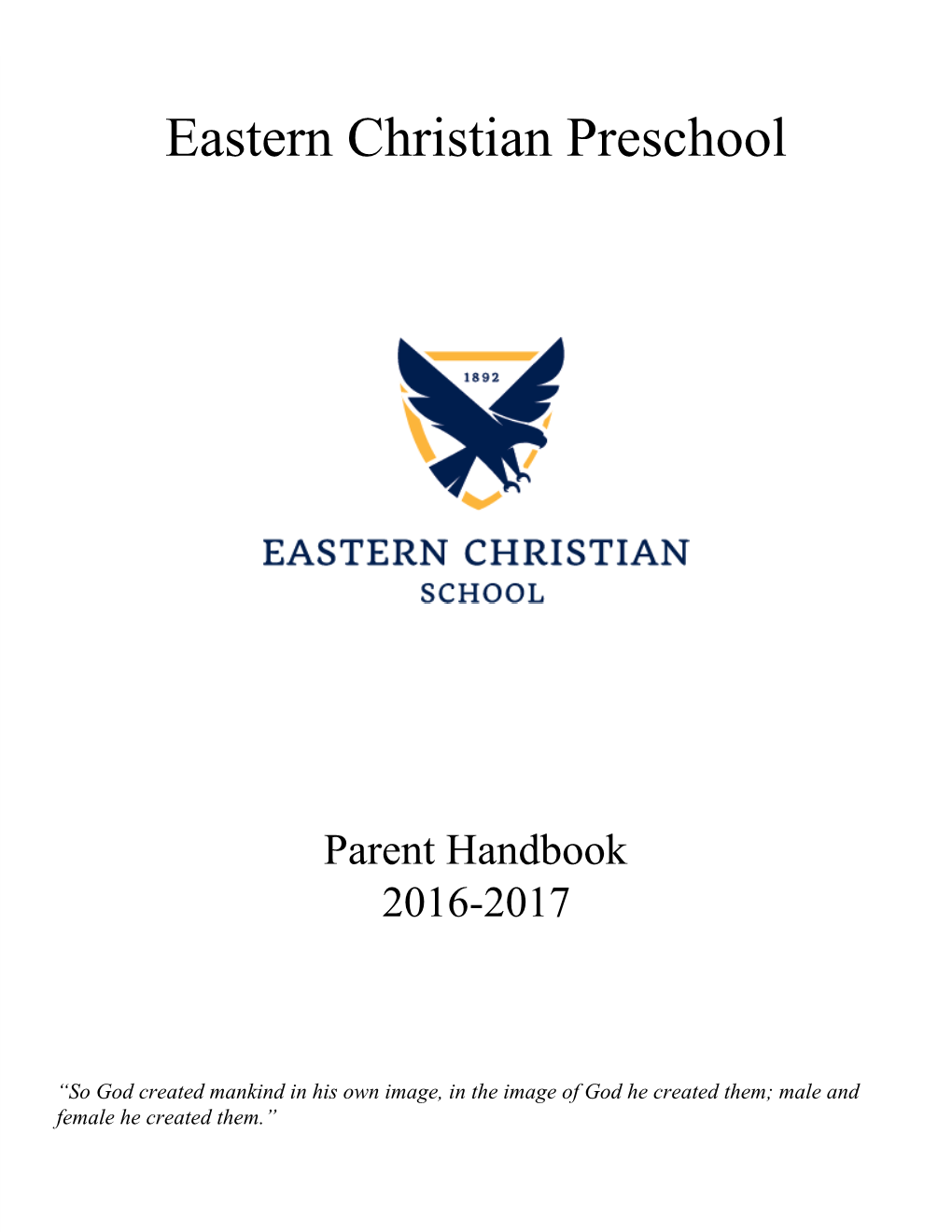 Eastern Christian Preschool