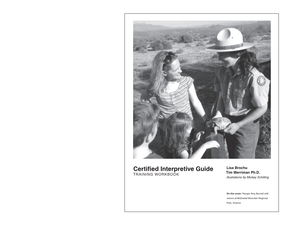 Certified Interpretive Guide Tim Merriman Ph.D