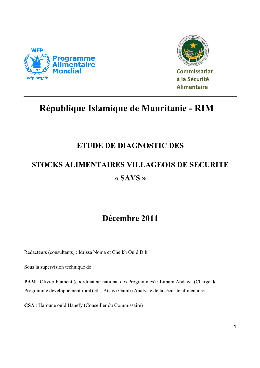 Rapport Final Etude SAVS Déc11