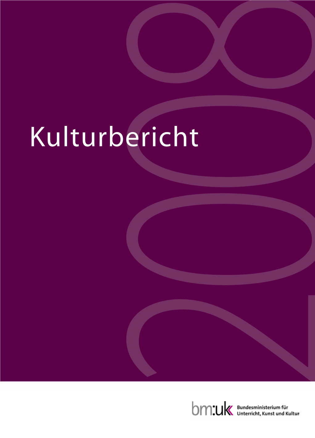 Kulturbericht 2008 Kulturbericht 2008 2