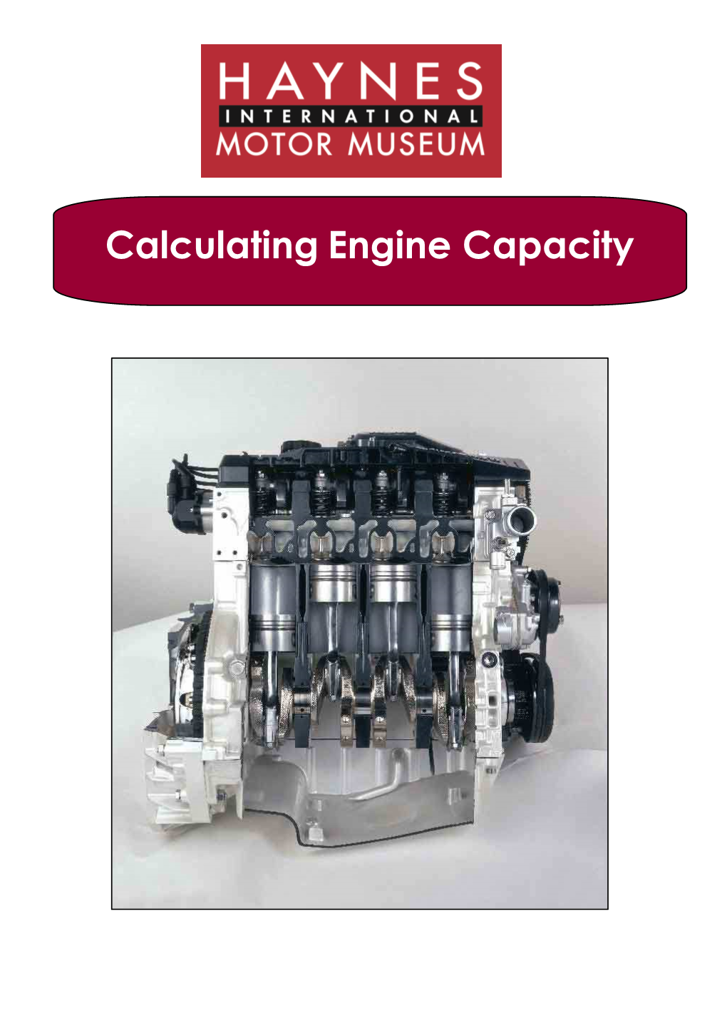 Calculating Engine Capacity Booklet.Pub