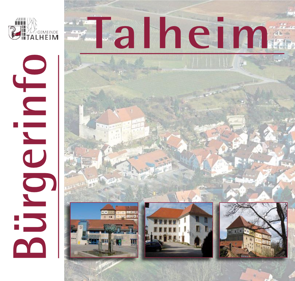 Gemeinde Talheim „Auf Einen Blick“ Präsentieren Dürfen