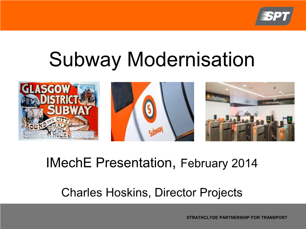 140220 Glasgow Subway Modernisation