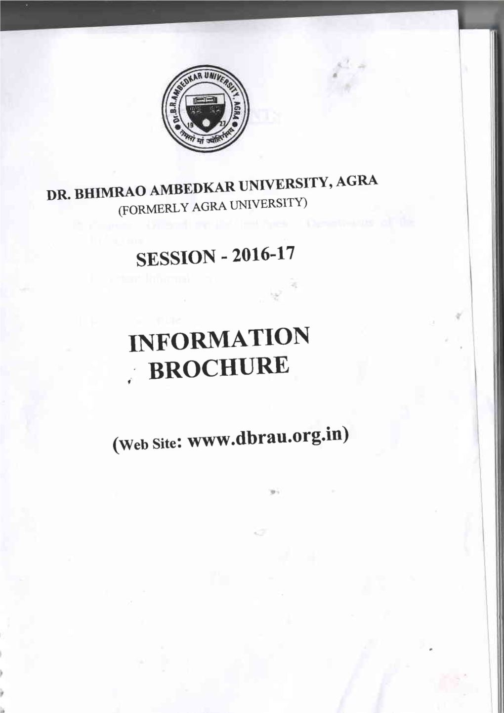 Dr. Bhimrao Ambedkar University' Agra