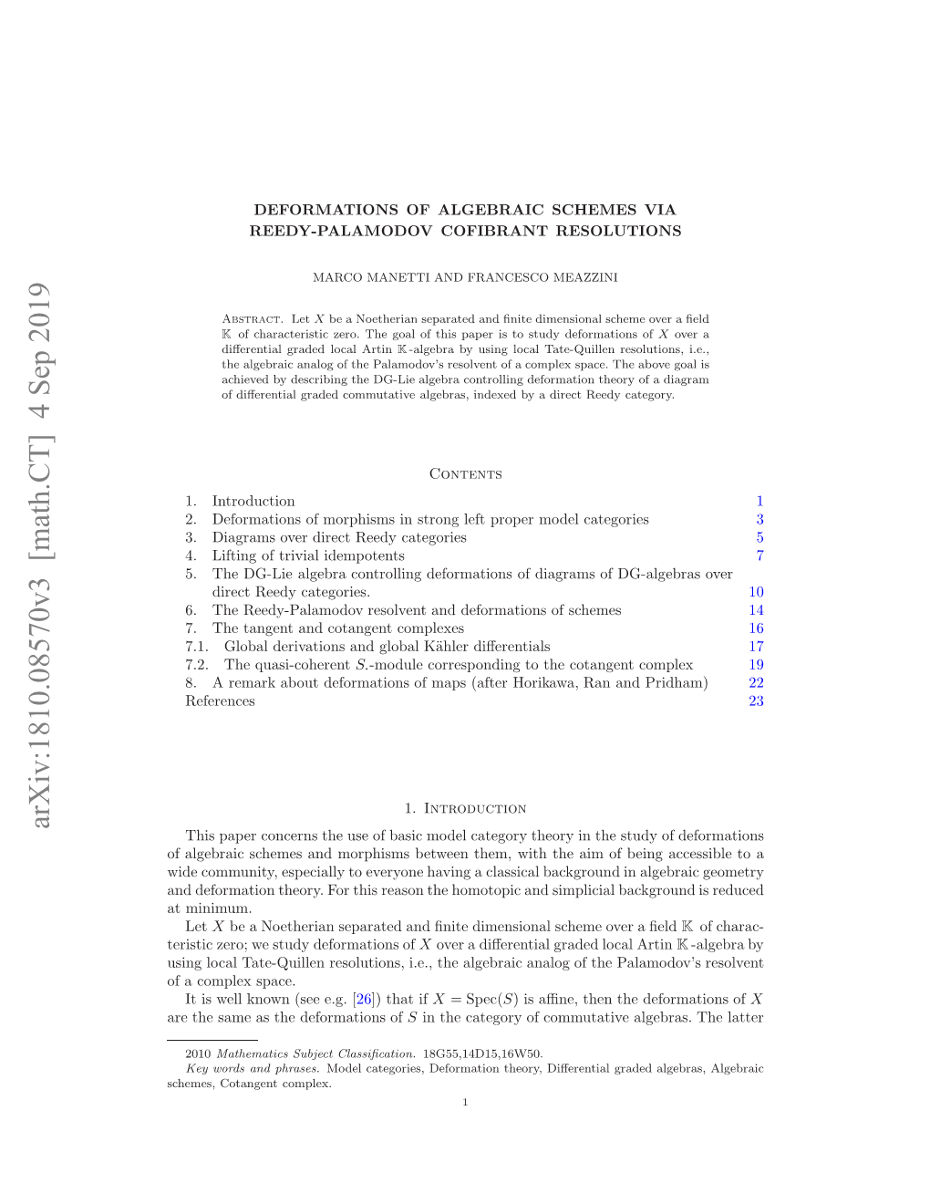 Arxiv:1810.08570V3 [Math.CT] 4 Sep 2019 Sn Oa Aeqilnrsltos