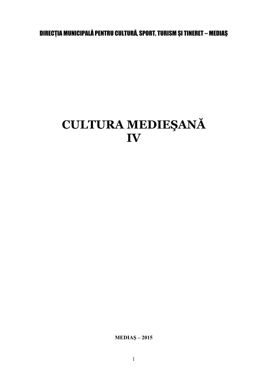 Cultura Medieşană Iv