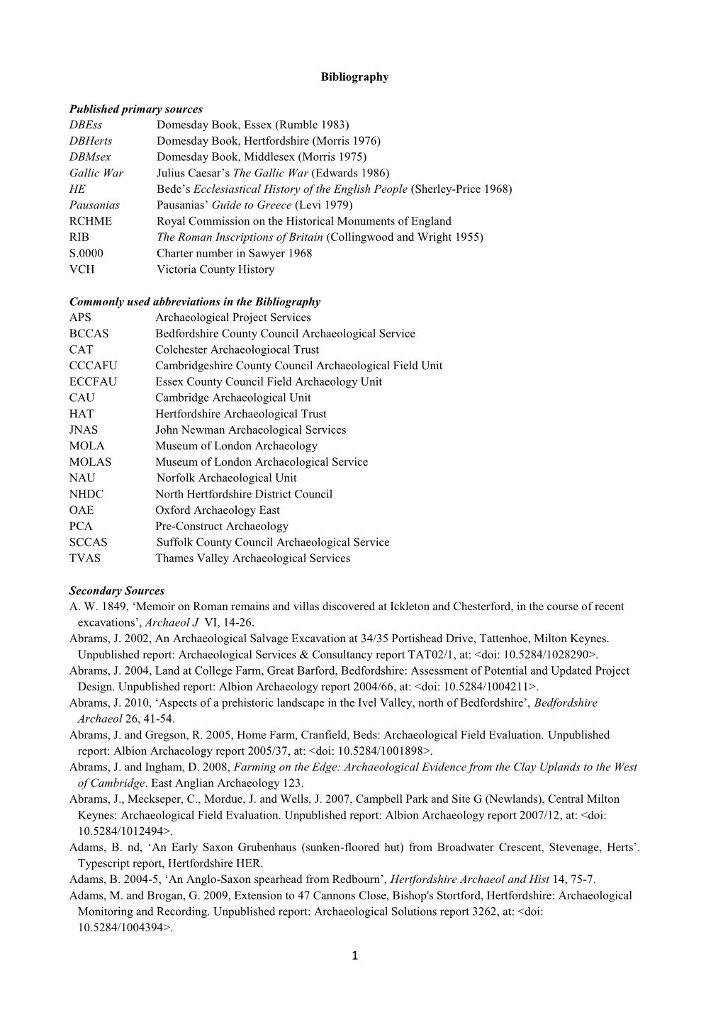 Dbherts Domesday Book, Hertfordshire