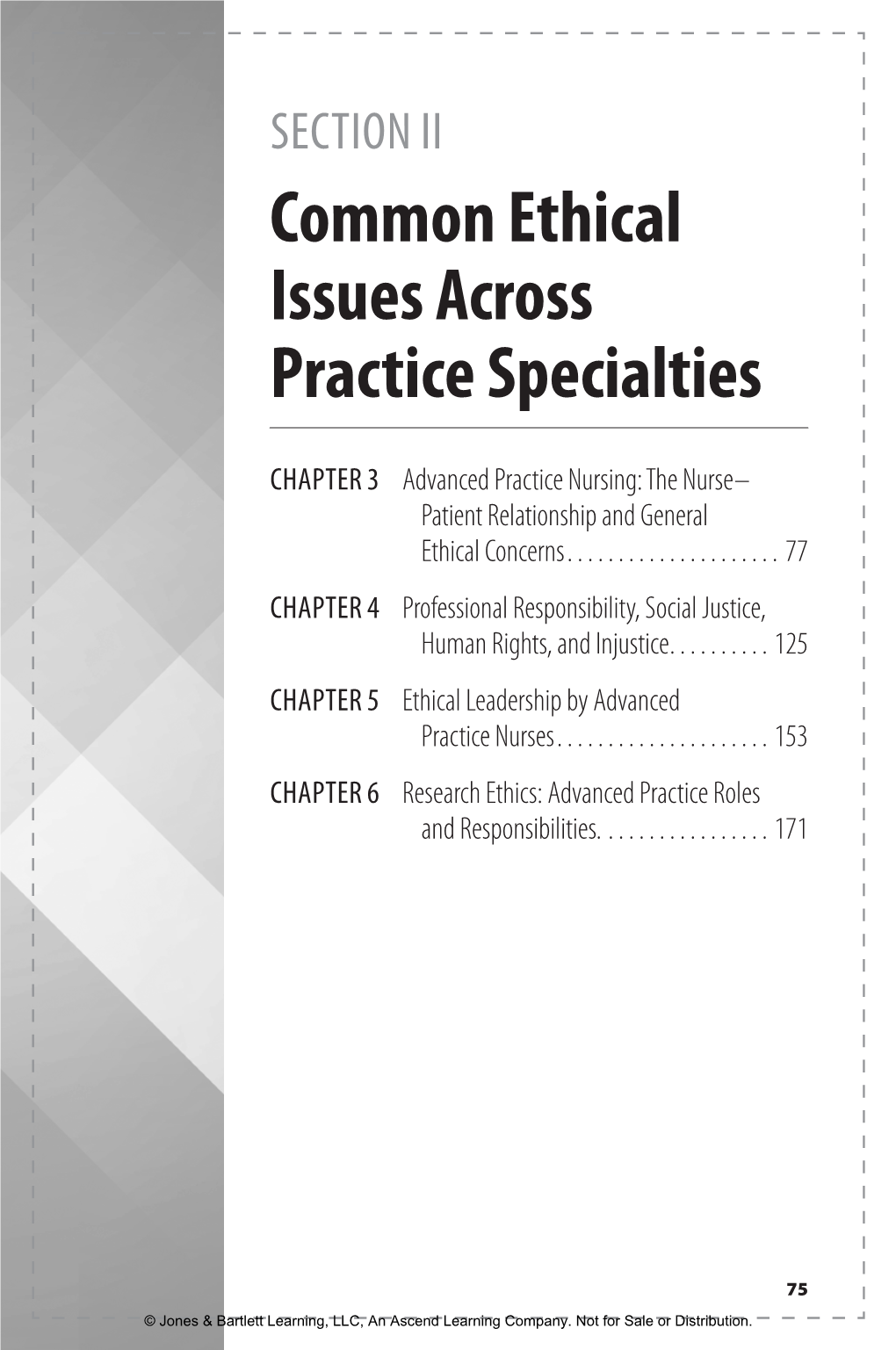 Common Ethical Issues Across Practice Specialties