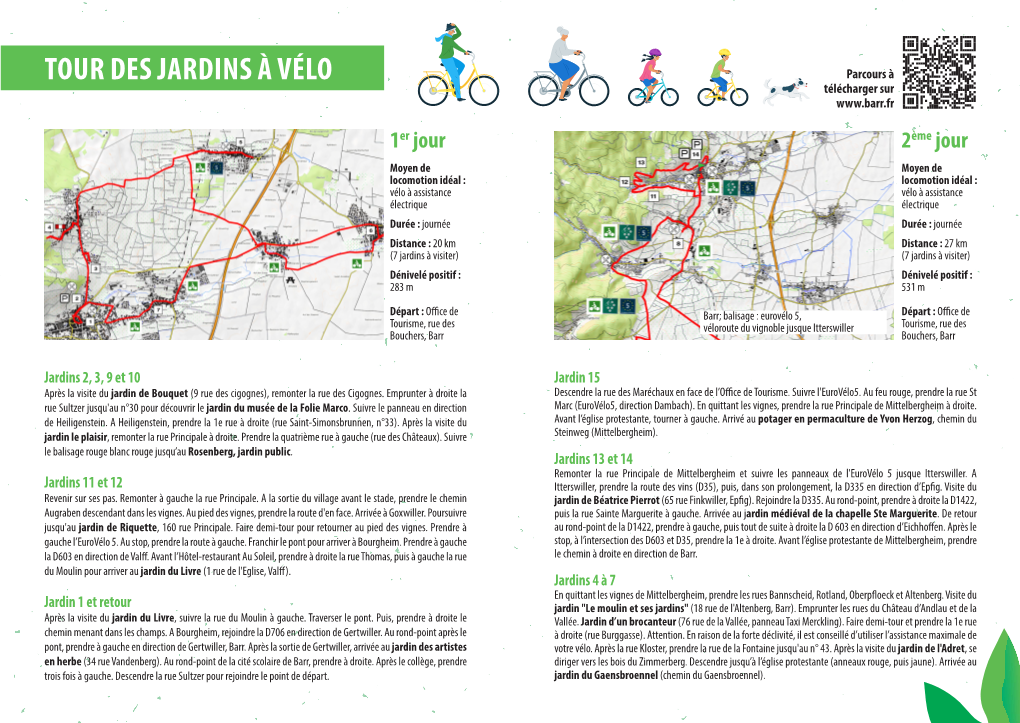 Tour Des Jardins À Vélo