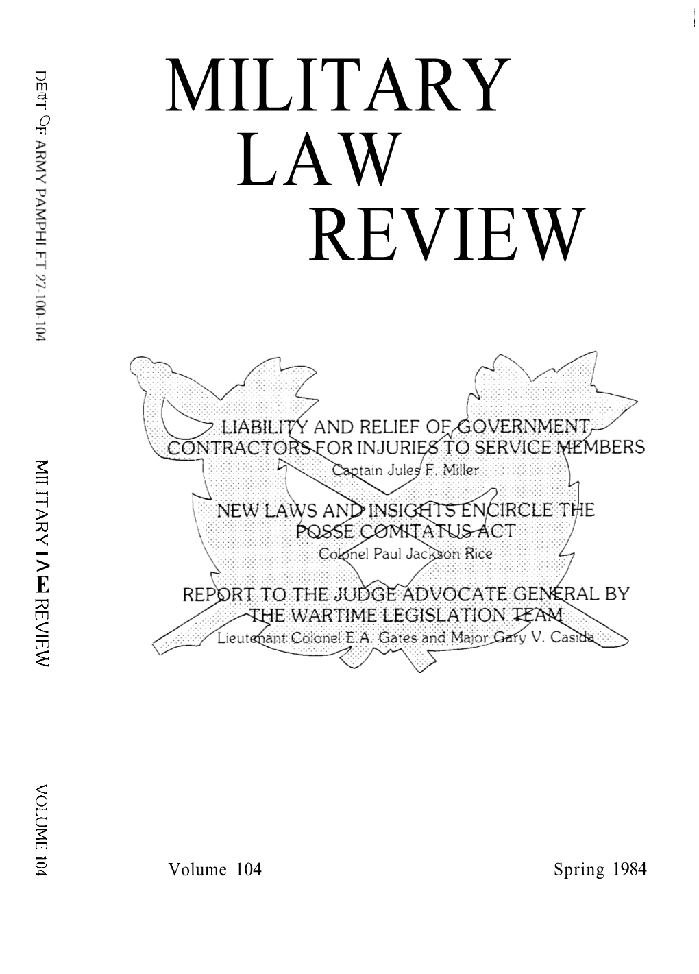 Military Law Review-Vol