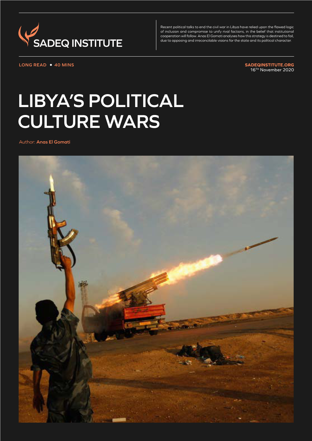 Libya's Political Culture Wars