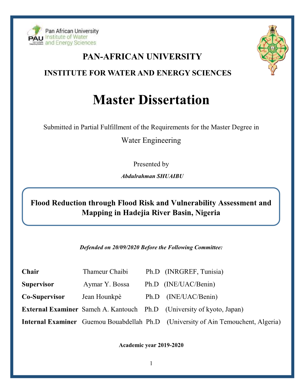 Abdulrahman SHUAIBU Final.Pdf (2.179Mb)