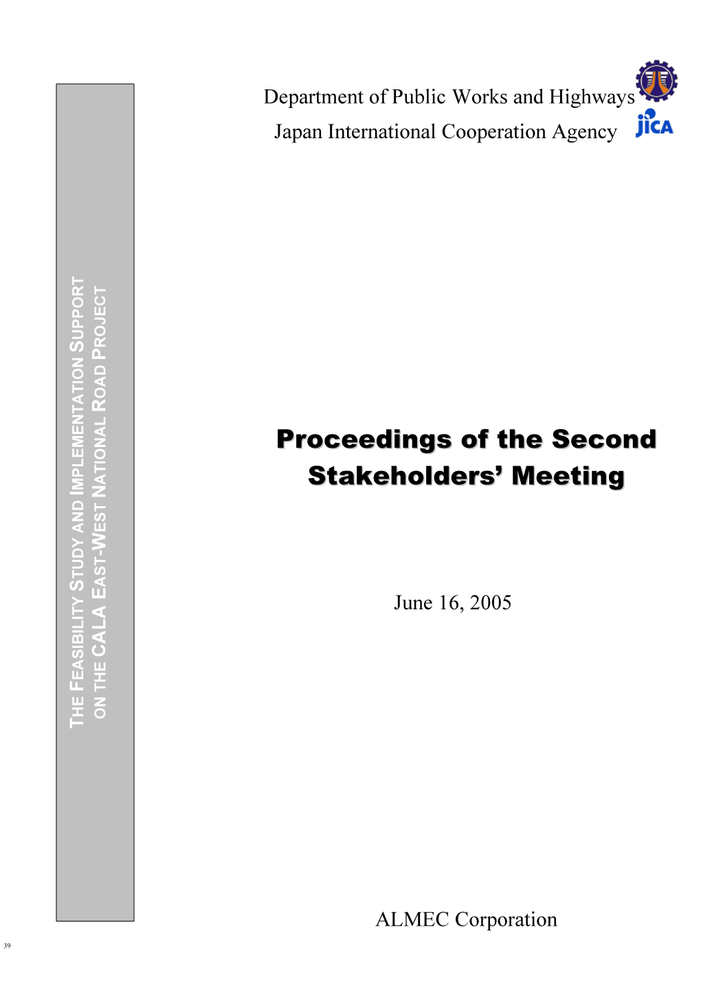 Proceedings of the Second Stakeholders' Meeting