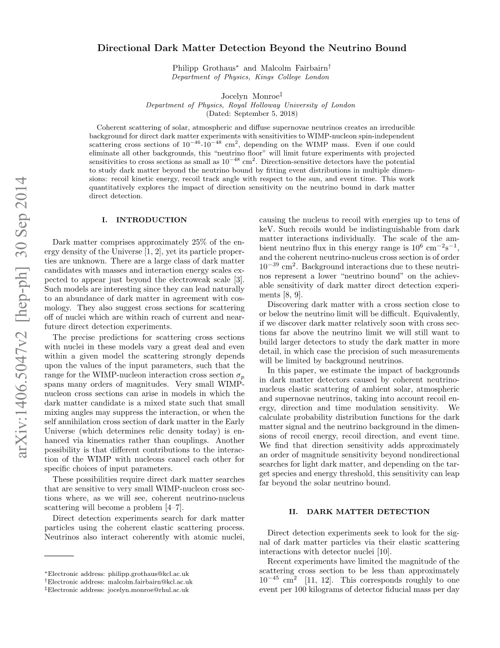 Directional Dark Matter Detection Beyond the Neutrino Bound