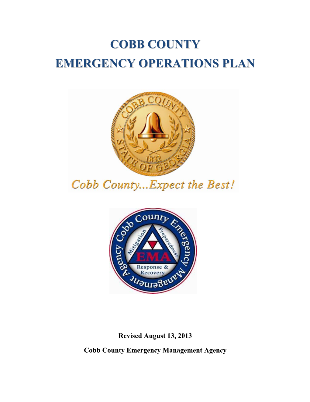 Cobb County Emergency Operations Plan