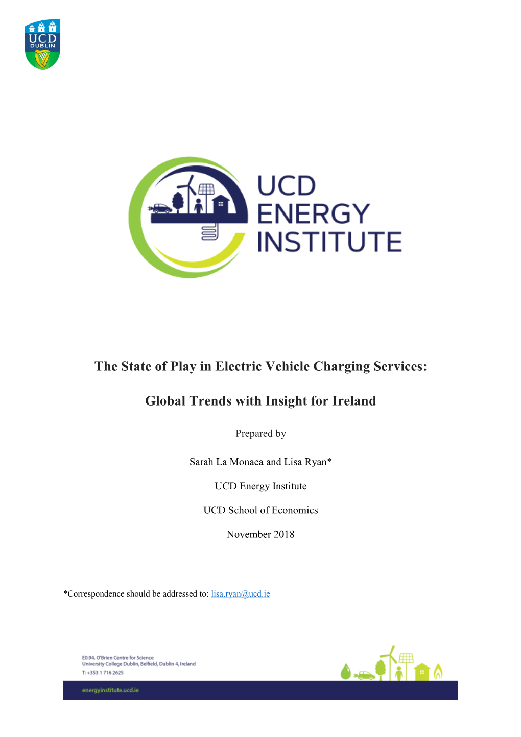 The State of Play in Electric Vehicle Charging Services