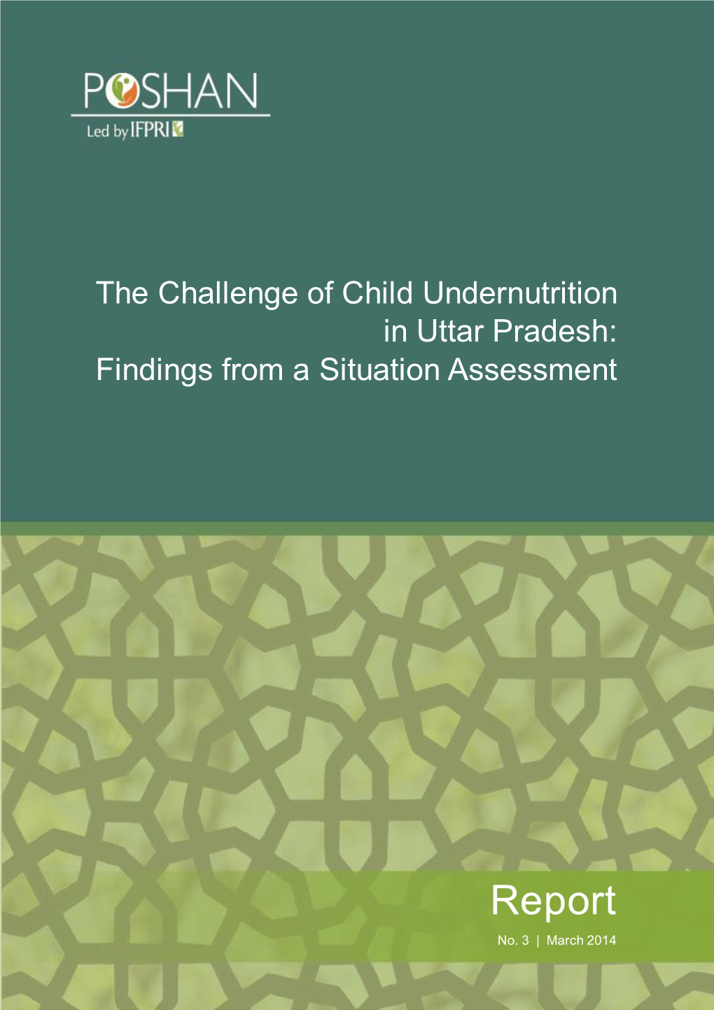 The Challenge of Child Undernutrition in Uttar Pradesh: Findings from a Situation Assessment
