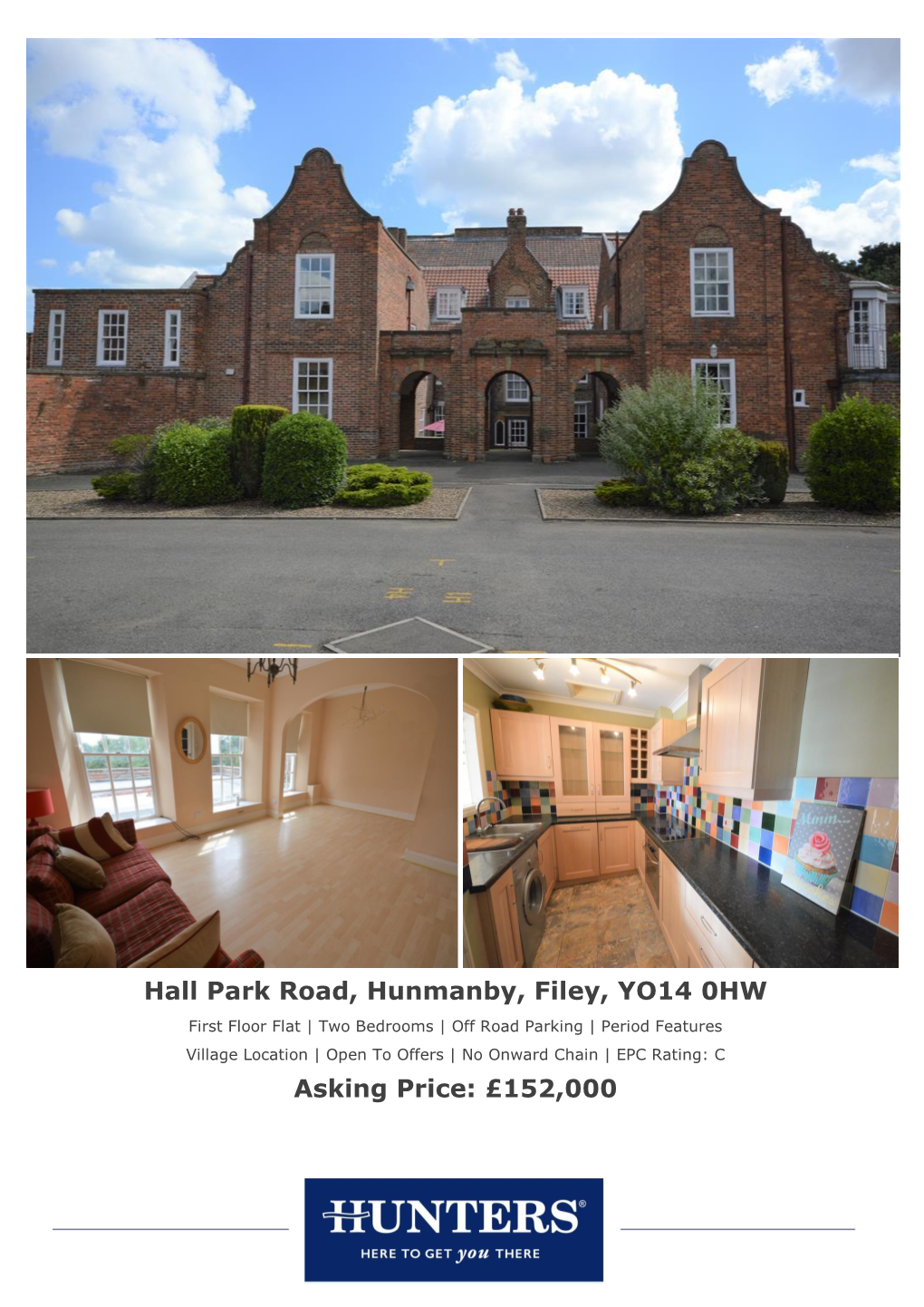 Hall Park Road, Hunmanby, Filey, YO14 0HW Asking Price: £152,000