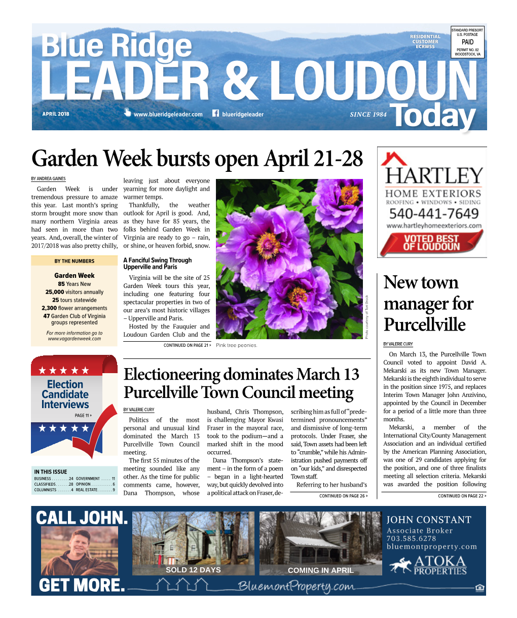 Garden Week Bursts Open April 21-28