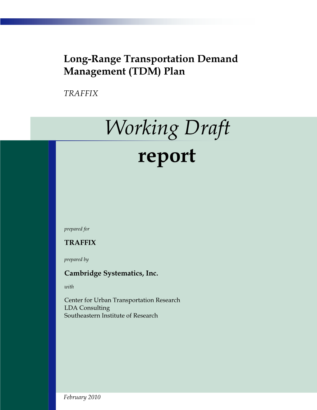 Hampton Roads TRAFFIX TDM Plan