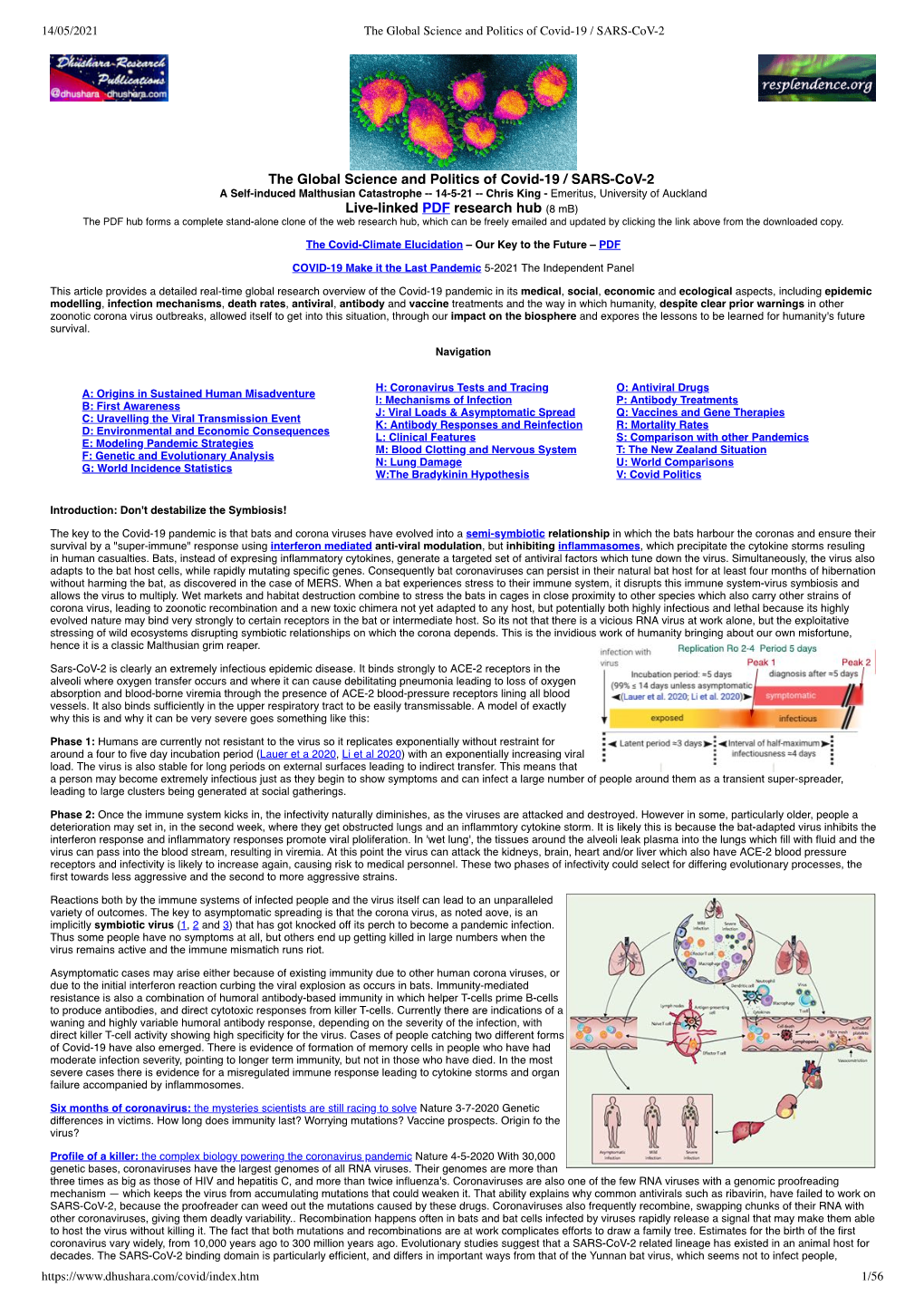 The Global Science and Politics of Covid-19 / SARS-Cov-2