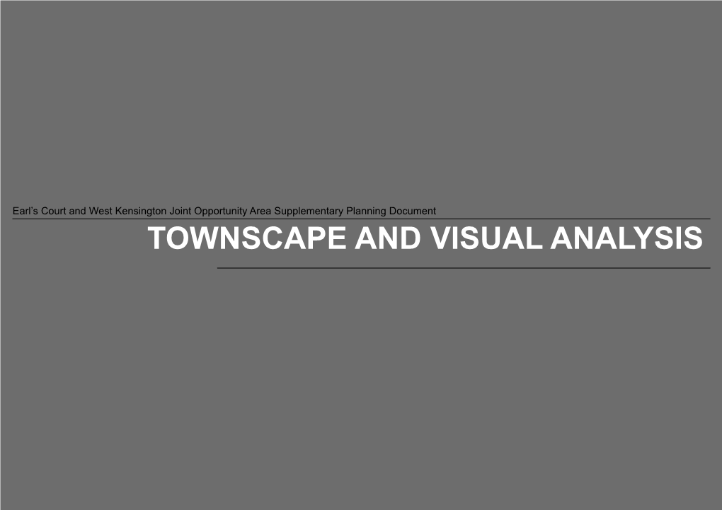 Townscape and Visual Analysis