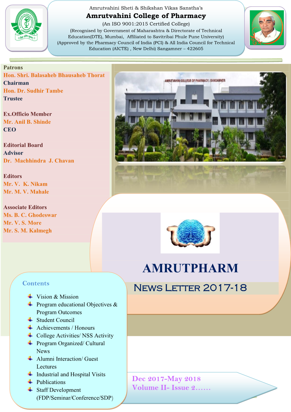 E-News Letter Dec 2017-May 2018