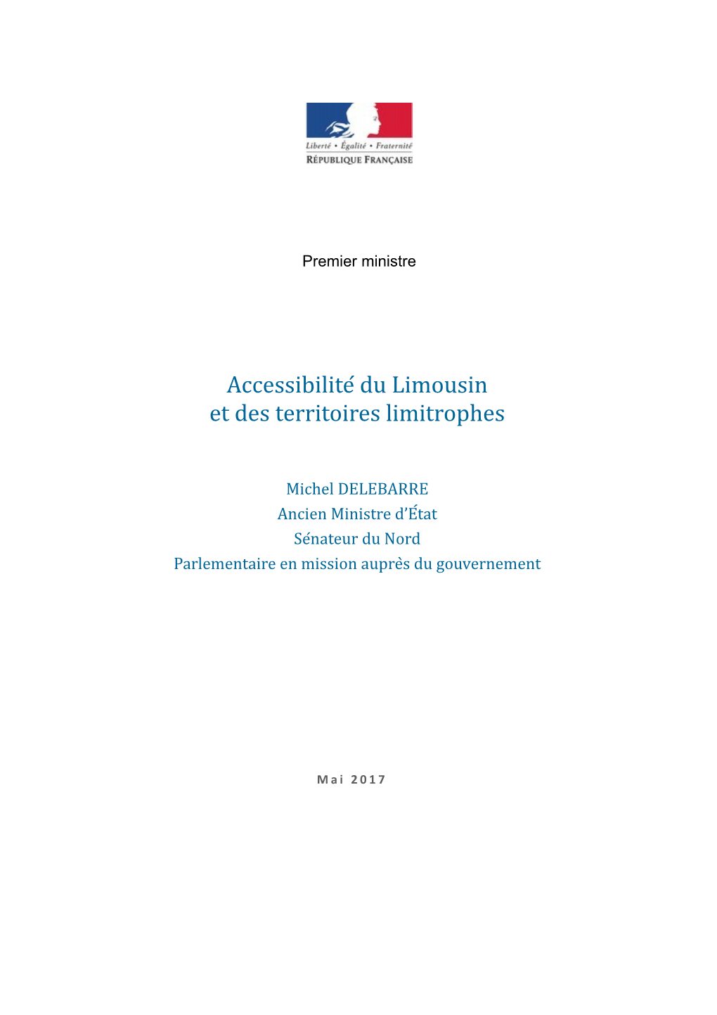 Accessibilite Du Limousin Et Des Territoires Limitrophes