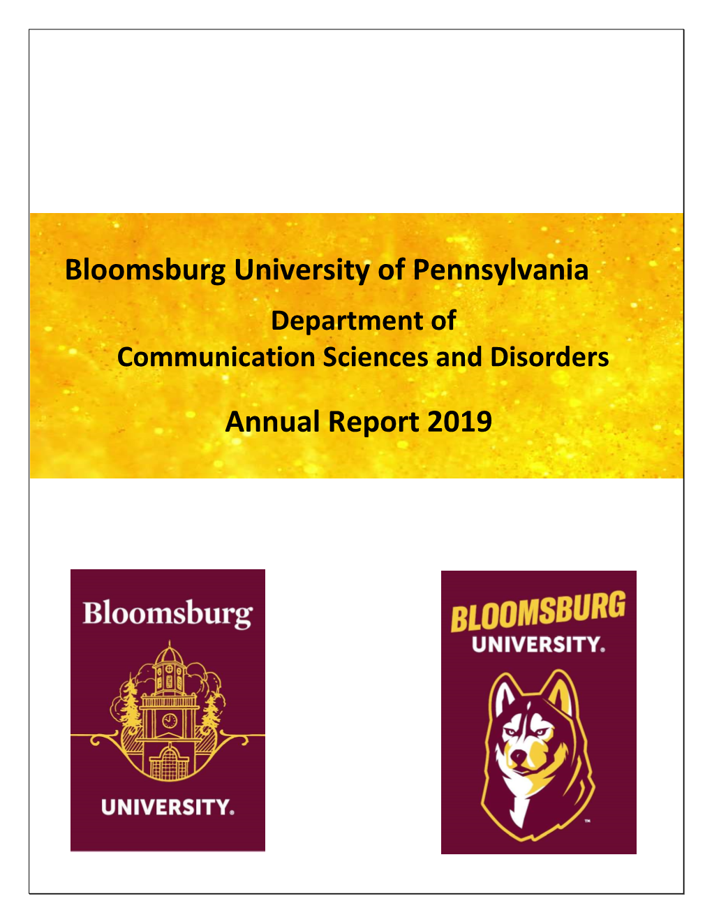 Bloomsburg University of Pennsylvania Annual Report 2019