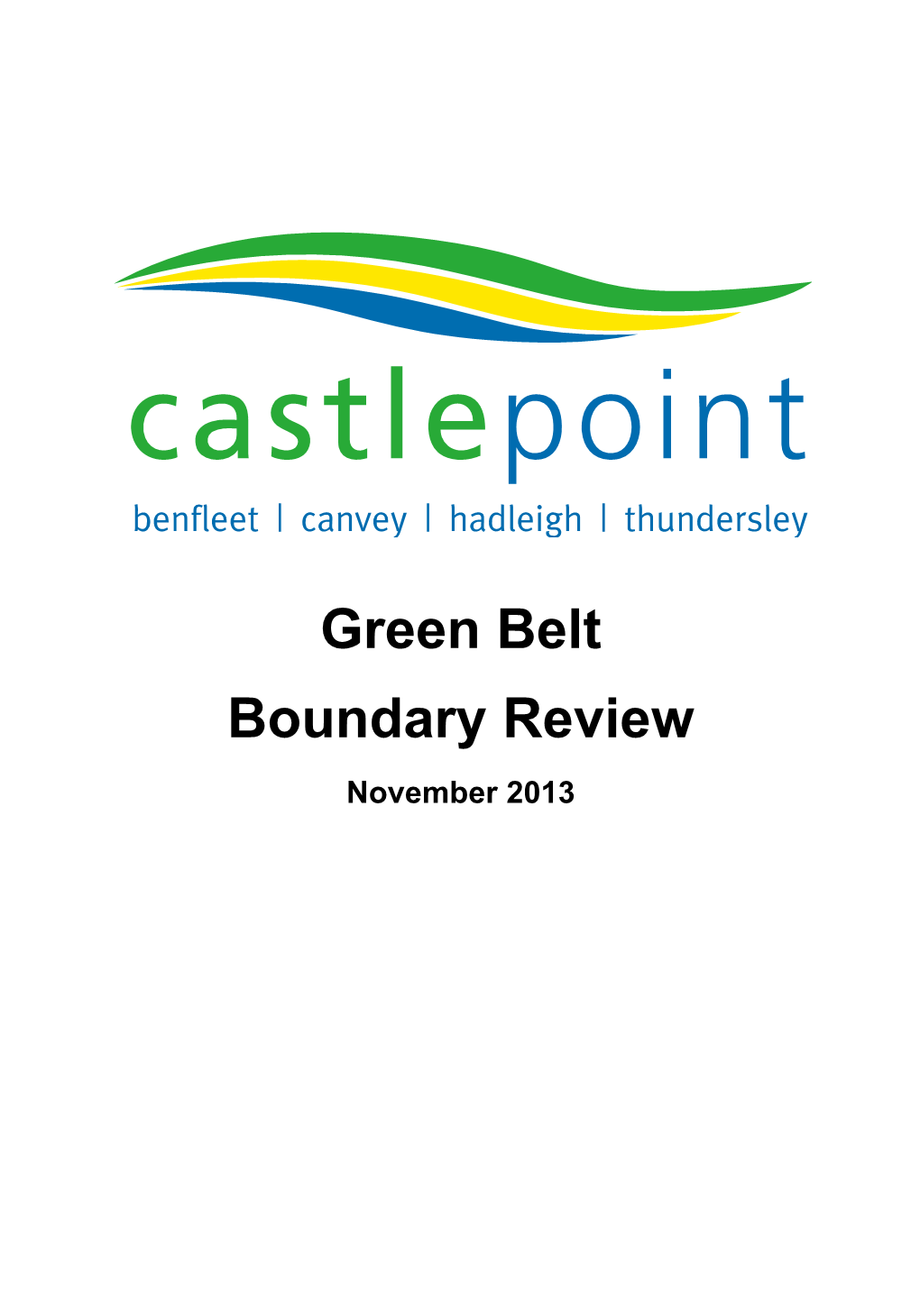 Green Belt Boundary Review November 2013