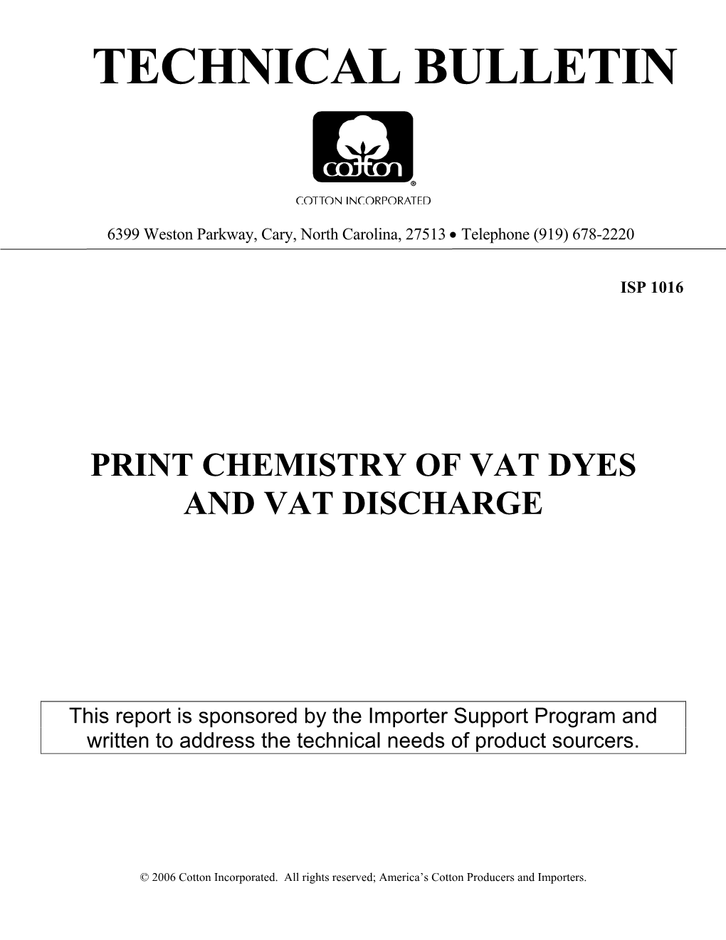 Print Chemistry of Vat Dyes and Vat Discharge