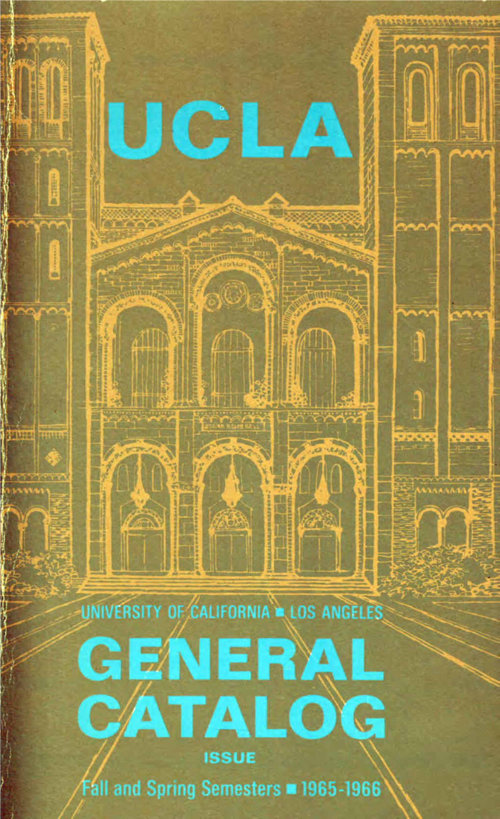 UCLA General Catalog 1965-66