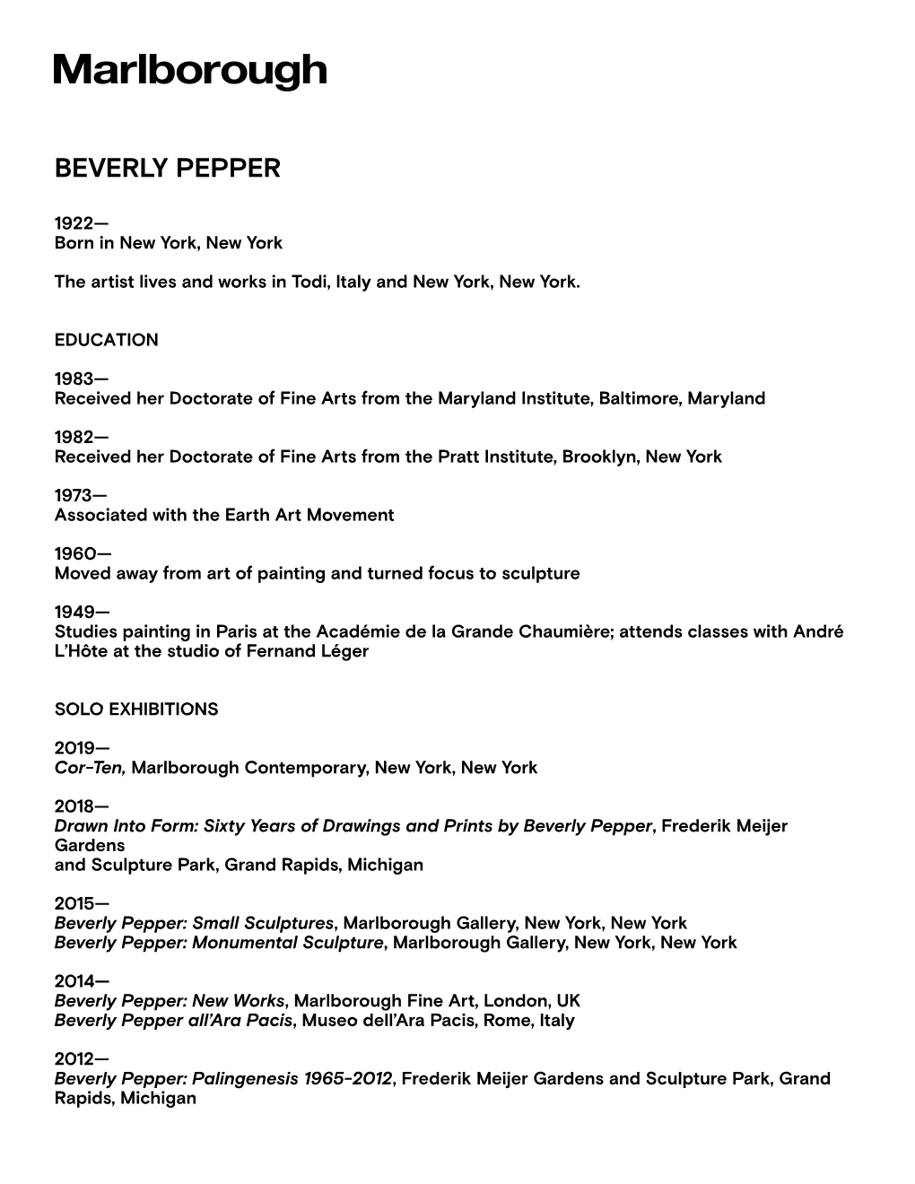 Pepper, Beverly CV 08 08 19