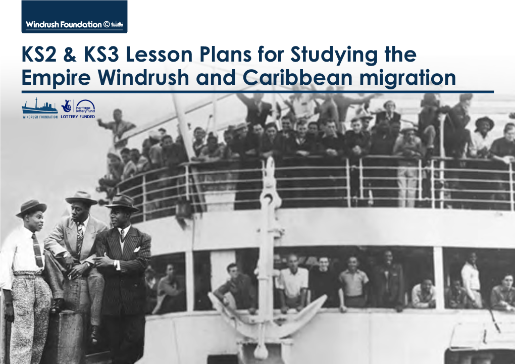KS2 & KS3 Lesson Plans for Studying the Empire Windrush And