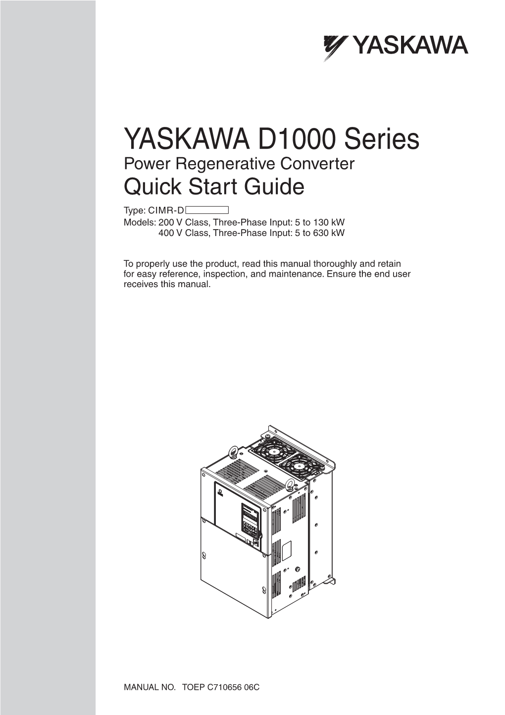 YASKAWA D1000 Series