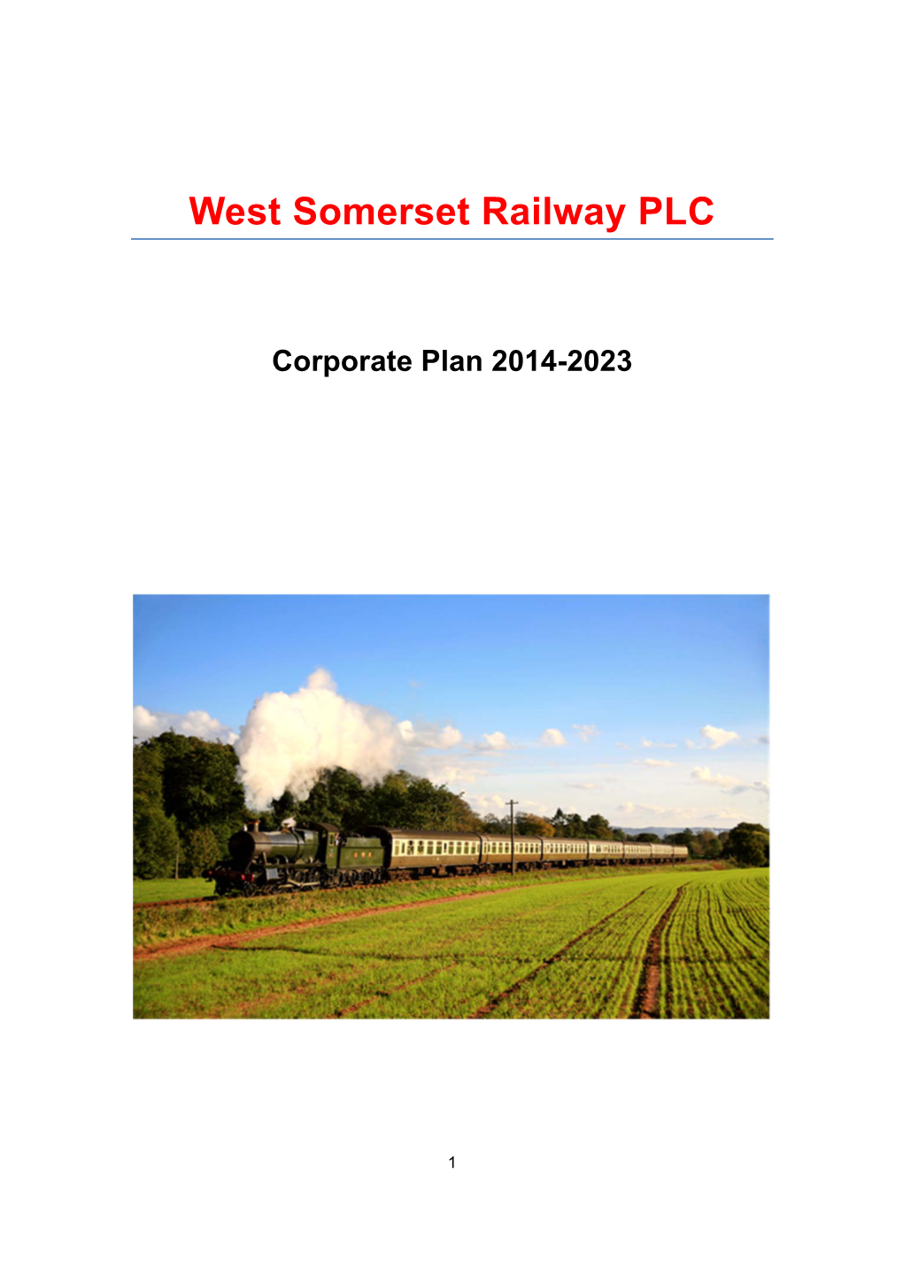 West Somerset Railway PLC