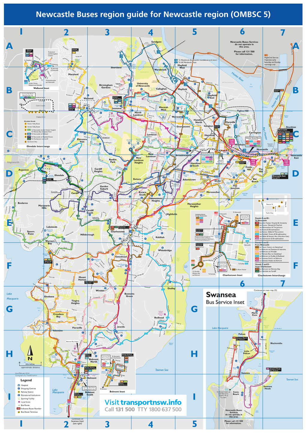 Newcastle Buses Region Guide for Newcastle Region (OMBSC 5)